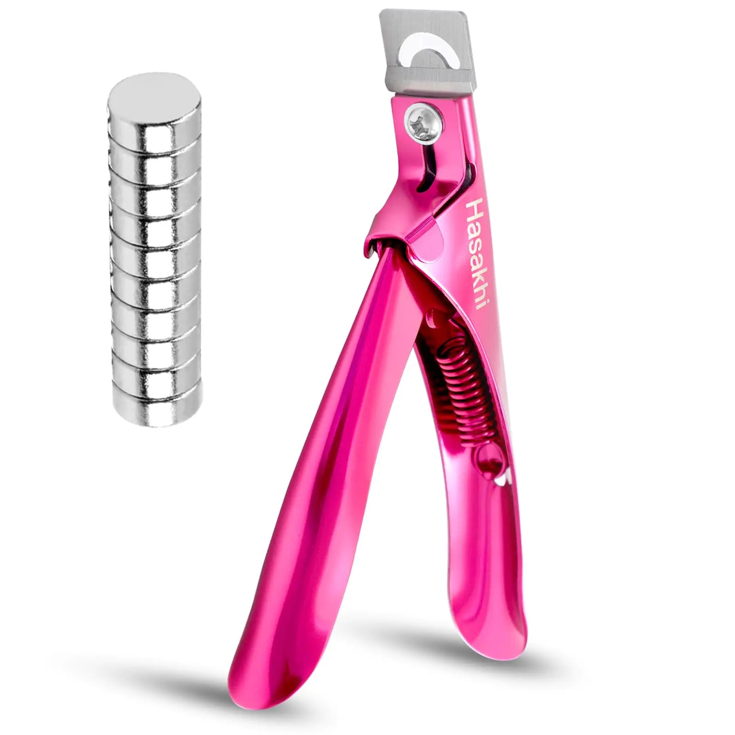 Magnetic Acrylic Nail Tip Clippers - Stainless Steel