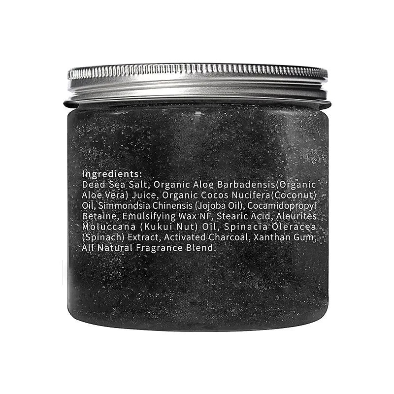 Activated Bamboo Charcoal Scrub for Face and Body