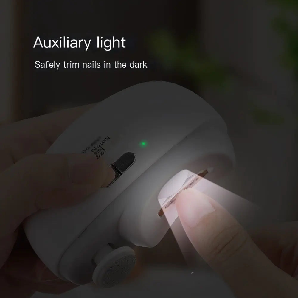 Electric Nail Drill with Light - 2-Speed Nail Tool