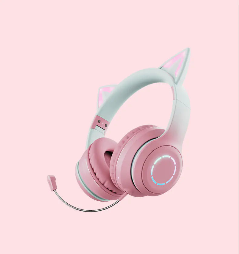 Luminous Cat Ear Wireless Competition Headphones