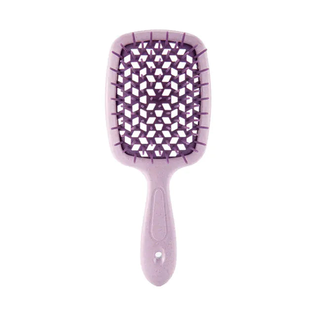 Hollowed Out Comb for Women's Long Hair & Shampoo