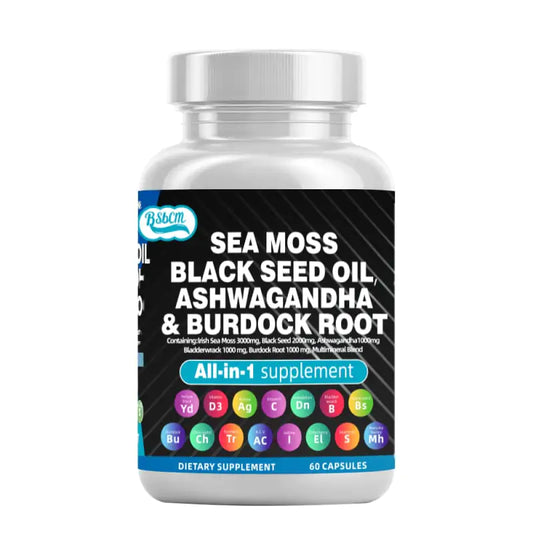 Burdock & Multi-Mineral Sea Moss Dietary Supplement