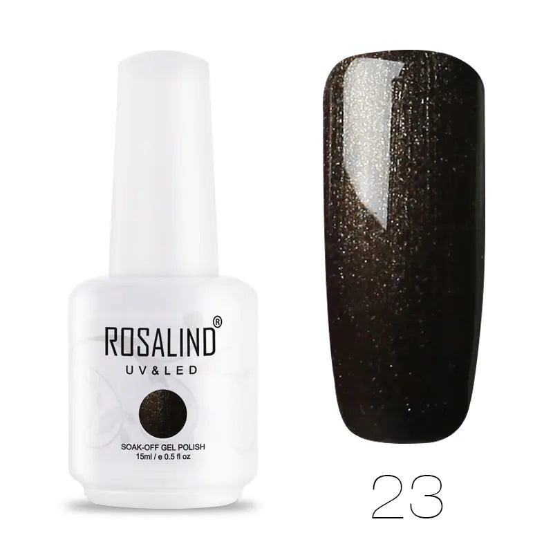 ROSALIND Barbie Nail Gel, Solid Color UV Gel 15ml