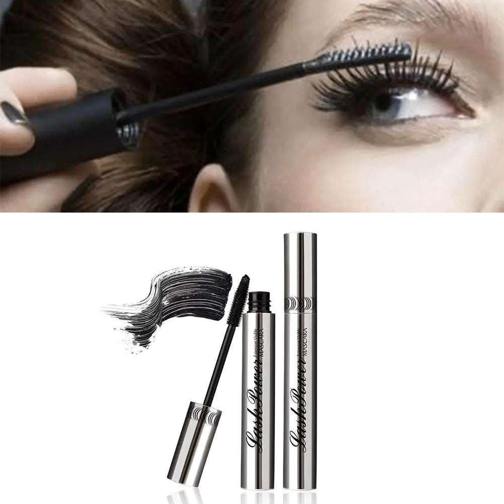 Cool Black Curly Mascara in Silver Tube (1pc)