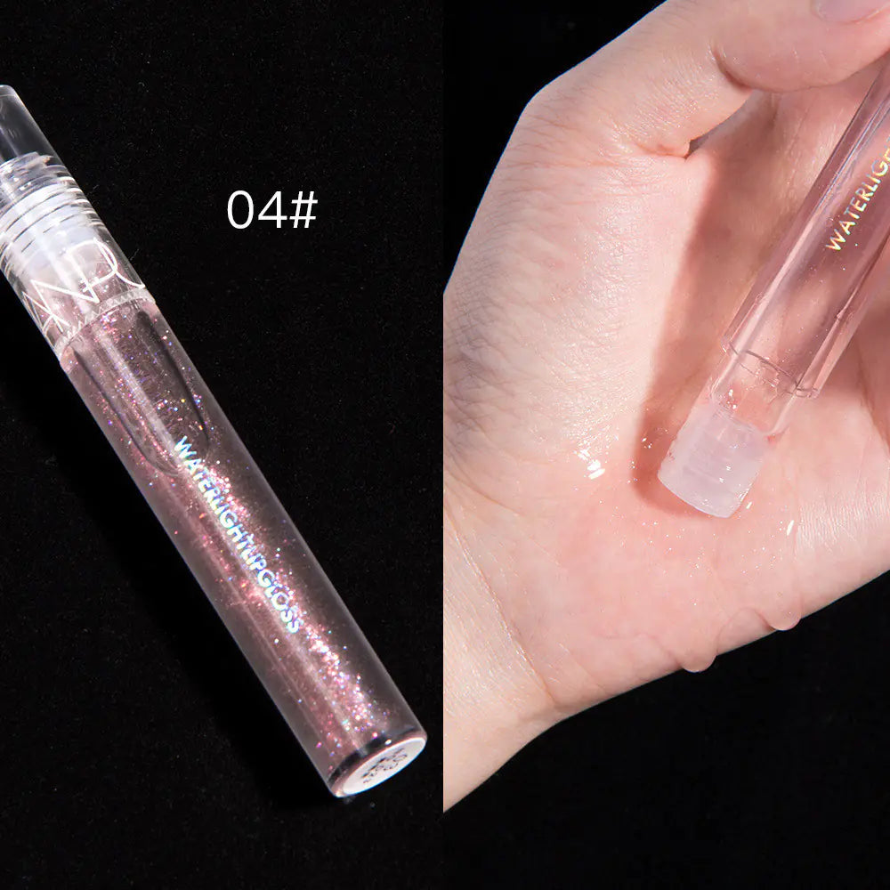 Non-Fading Glass Lip Mirror Glossy Lip Glaze