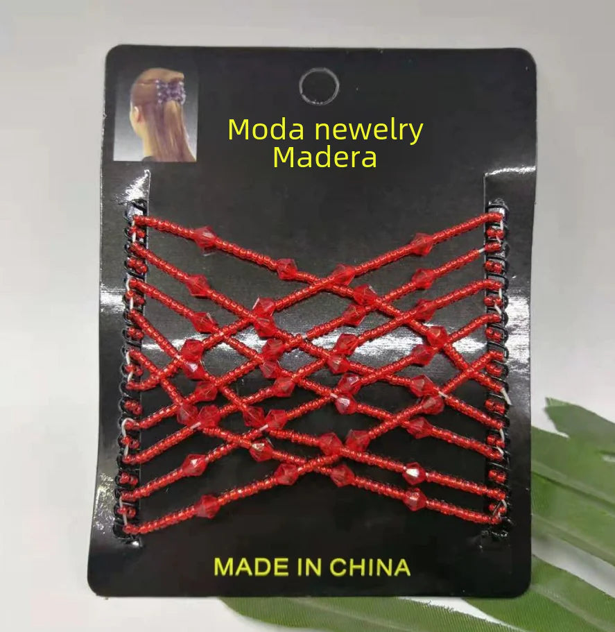 10 Versatile Hair Clips with Diamond Stone Design