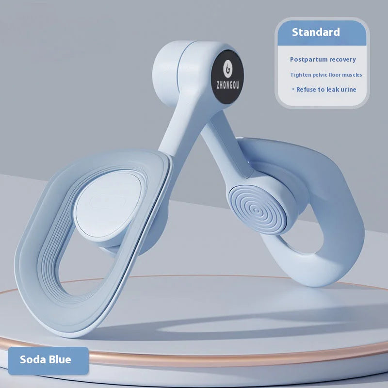 Pelvic Floor Muscle device Soda Blue device with 'ZHONGCH' branding on a gray background