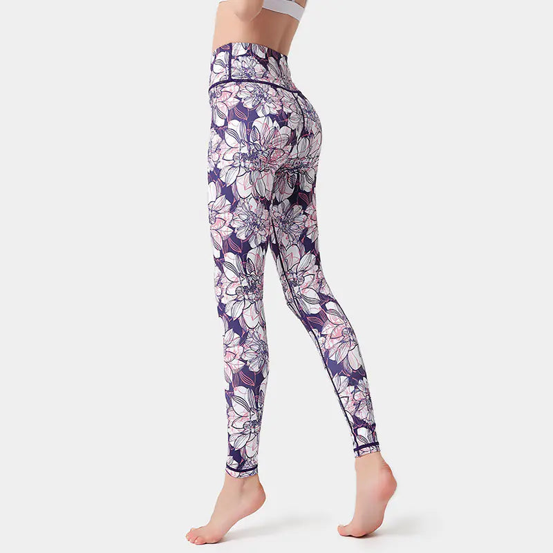 Printed Yoga Suit with Amazon Yoga Pants