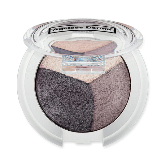 Ageless Derma Mineral Makeup Baked Eyeshadow trio-Vegan Eye shadow (Smokey)