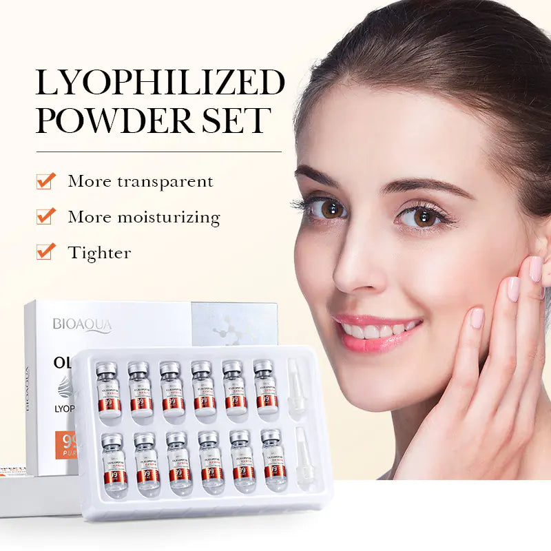 BIOAOUA Peptide Freeze-Dried Powder Set for Hydration