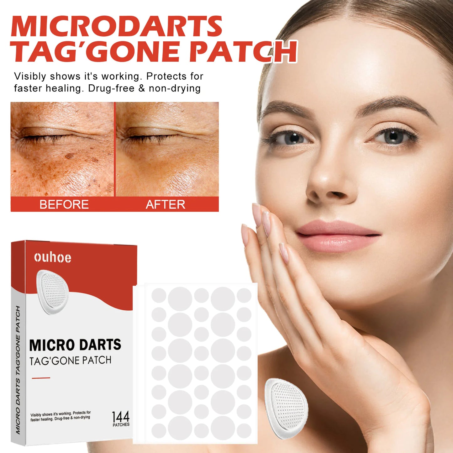 Anti-Acne & Mole Repair Skin Patch
