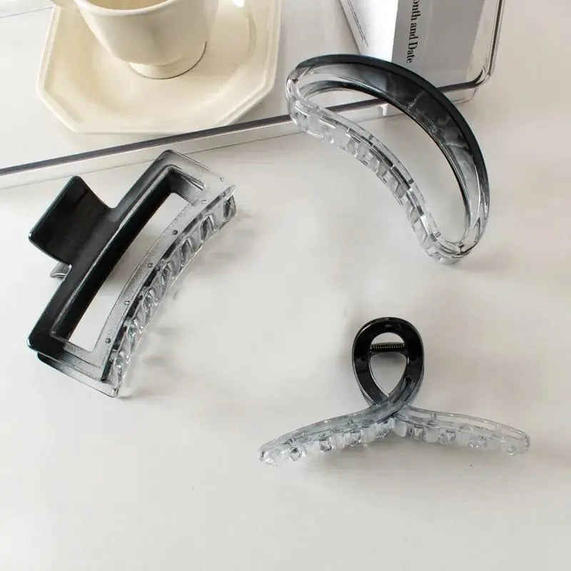 Women's Large Plastic Hair Clips for All Hair Types