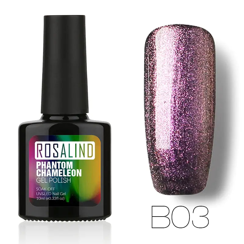 ROSALIND Eco-Friendly Chameleon Nail Gel Polish