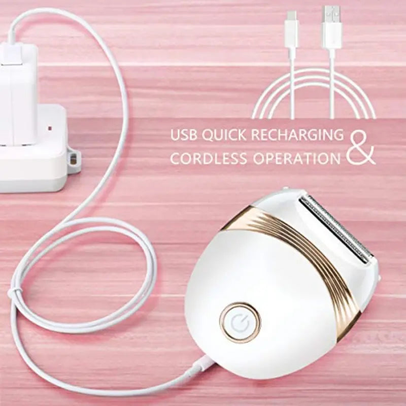 Electric Razor and Bikini Trimmer for Women, Cordless