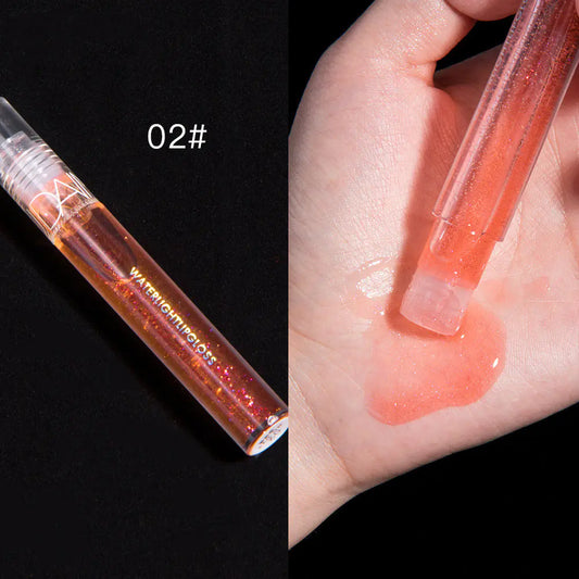 Non-Fading Glass Lip Mirror Glossy Lip Glaze