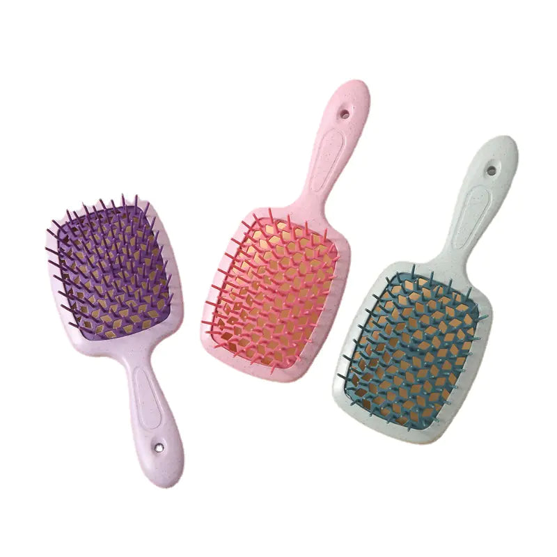 Hollowed Out Comb for Women's Long Hair & Shampoo