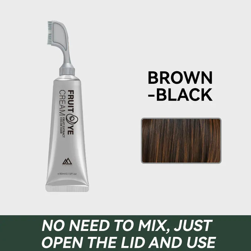 Genuine Natural Fruit Hair Dye for Black Hair Touch-Up