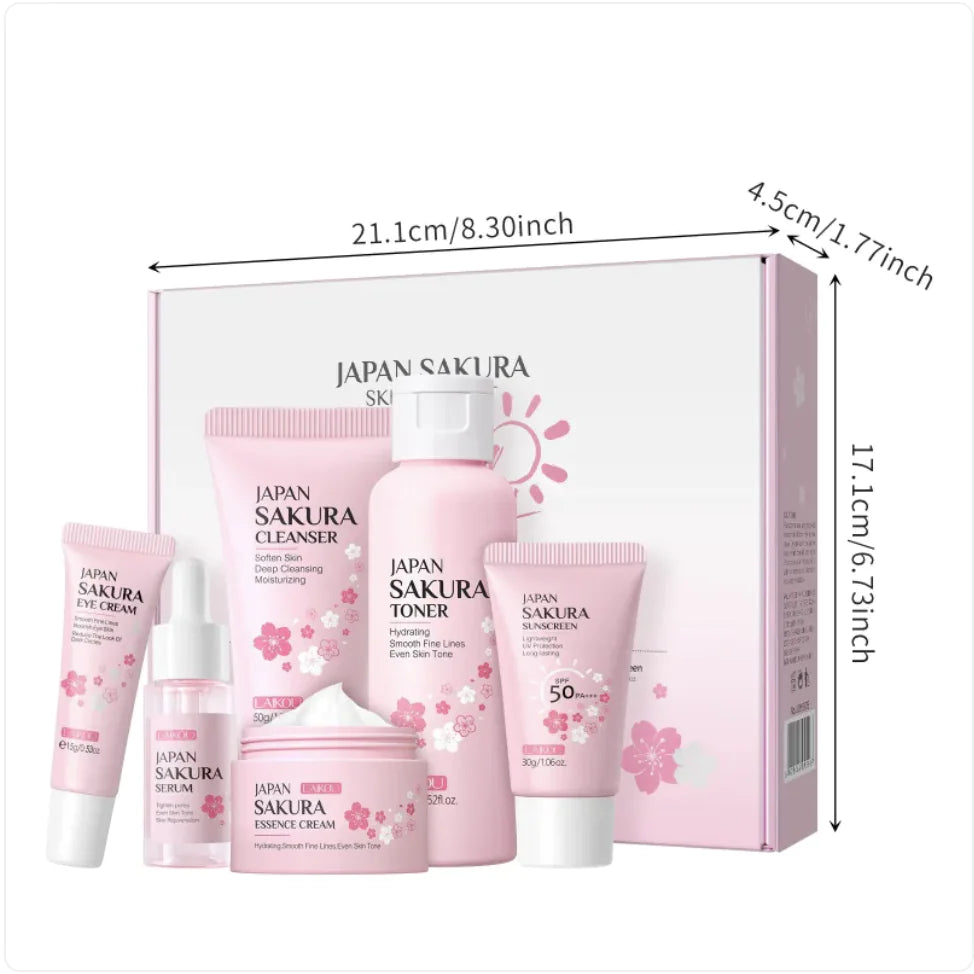Cherry Blossom Skin Care 6-Piece Set