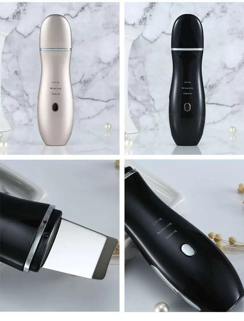 Ultrasound Skin Scrubber Facial Cleansing Device