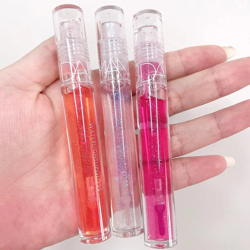 Non-Fading Glass Lip Mirror Glossy Lip Glaze