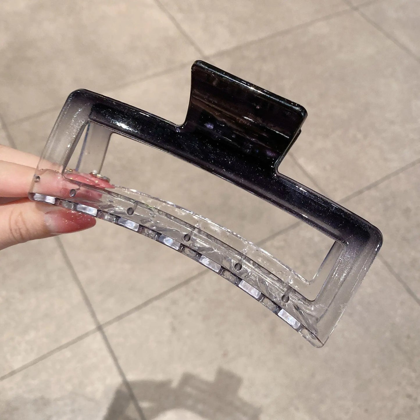 Women's Large Plastic Hair Clips for All Hair Types