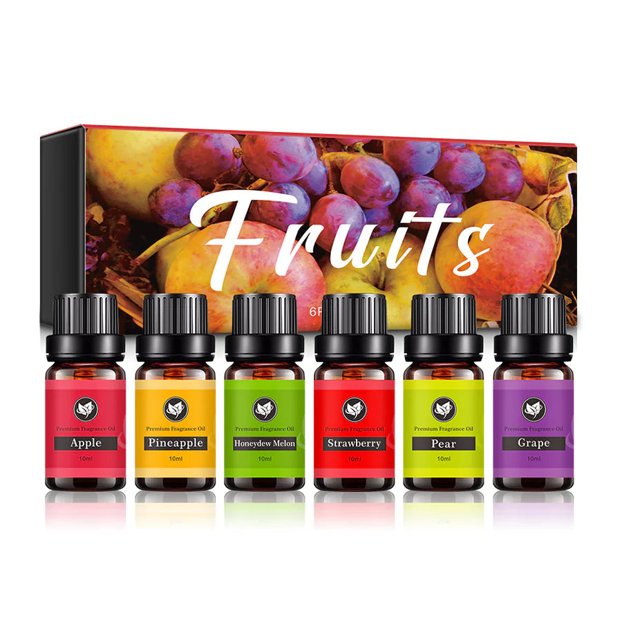 Essential Oil Fruit Set for Aromatherapy Diffuser (10ml)