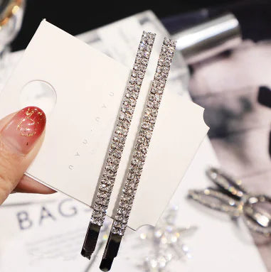 JENNIE Inspired Bling Rhinestone Hair Clips for Women