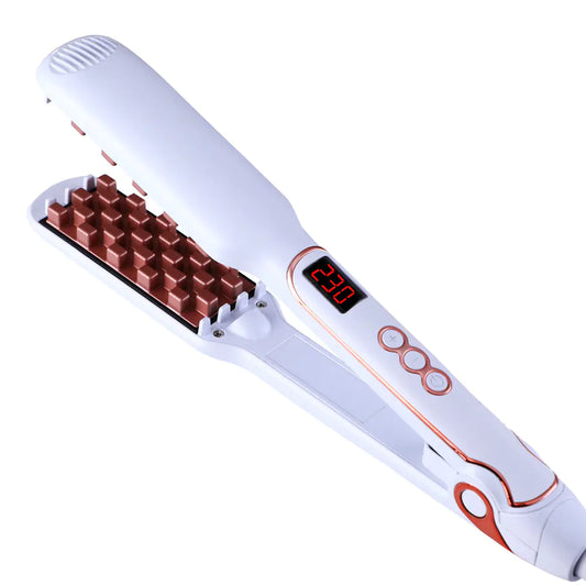 Ionic Hair Curler and Straightener 2-in-1 Device