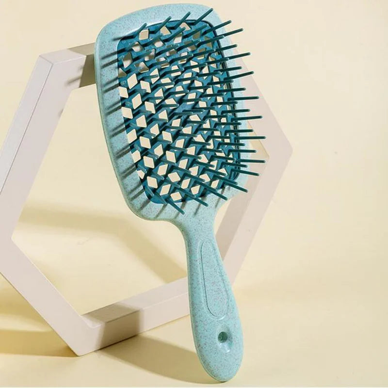 Hollowed Out Comb for Women's Long Hair & Shampoo