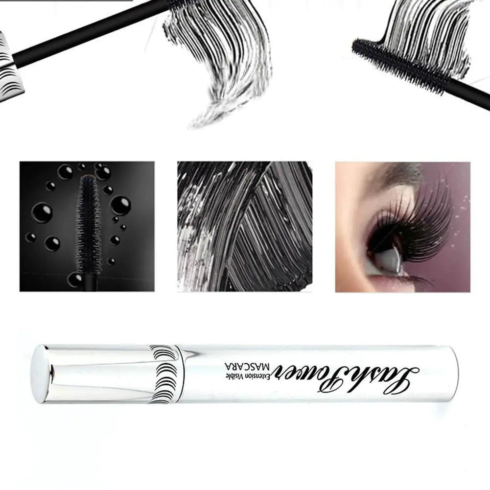 Cool Black Curly Mascara in Silver Tube (1pc)