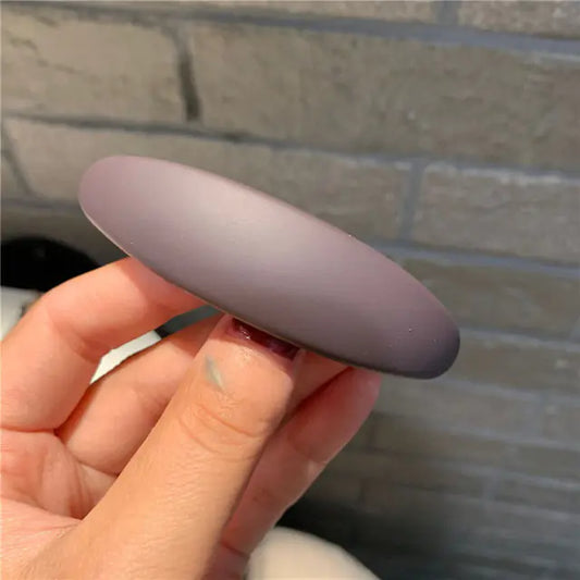 Elegant Matte Geometric Hair Clips for Women and Girls