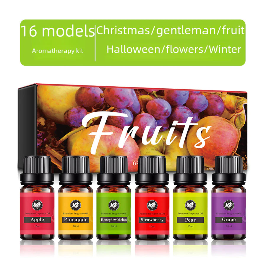 Essential Oil Fruit Set for Aromatherapy Diffuser (10ml)
