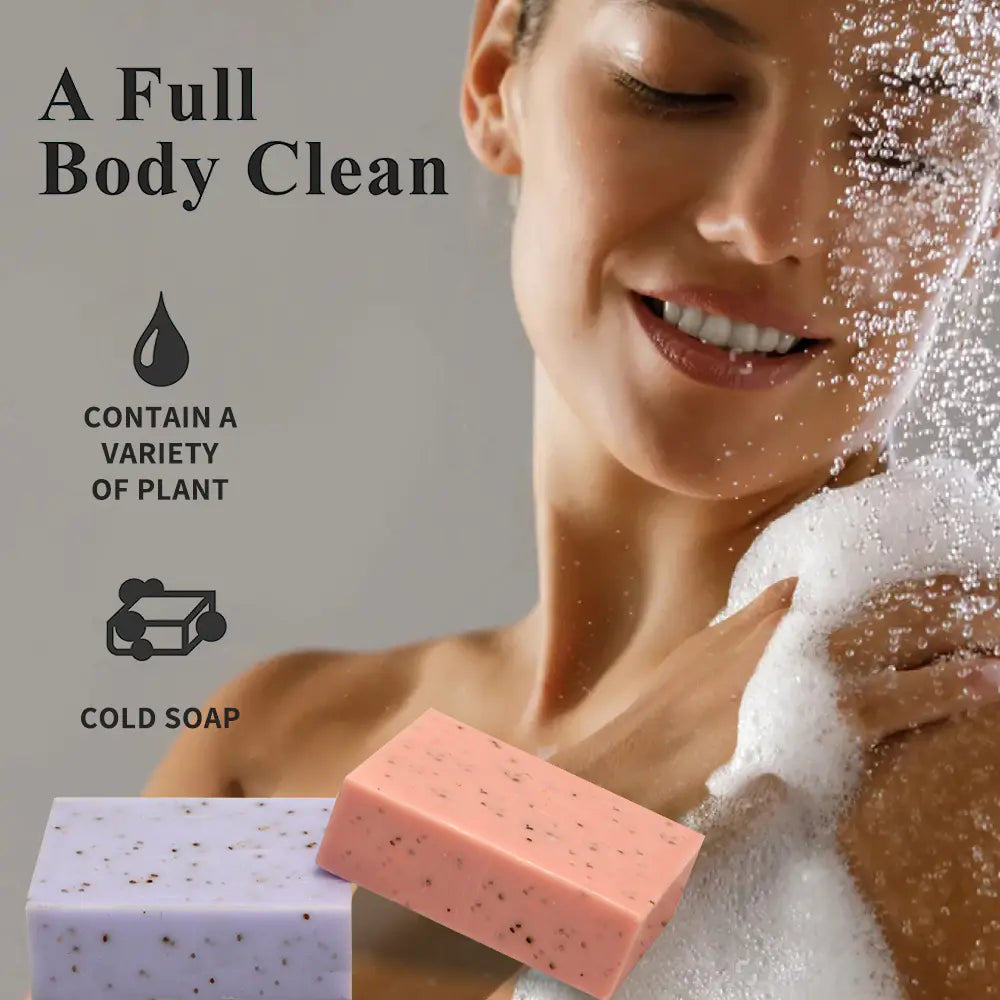 Lavender Plant Oil Scrub Soap for Holiday Gifts