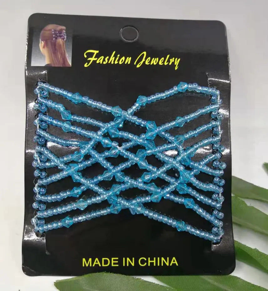 10 Versatile Hair Clips with Diamond Stone Design