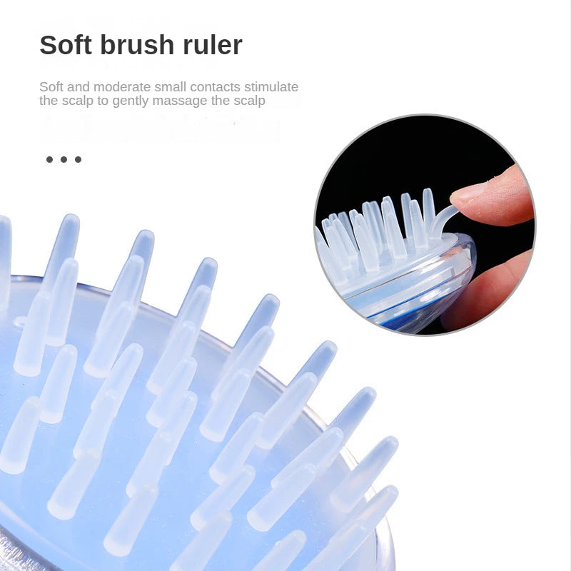Silicone Head and Body Massager Shampoo Brush
