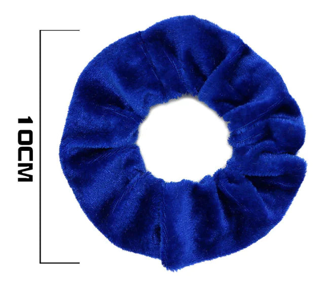 50 Colors Velvet Hair Ties - Fabric Scrunchies Set