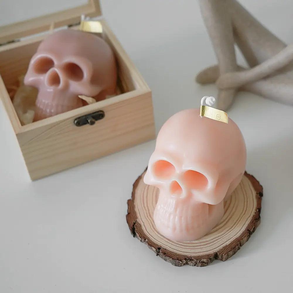 Day of the Dead Skull Aromatherapy Soy Wax Candle