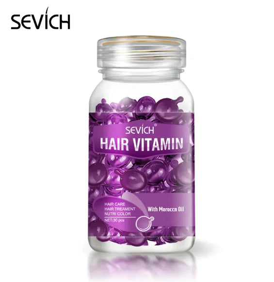 Hair Care Repair Capsules for Smoothing & Restoring Damaged Hair, 30 Capsules