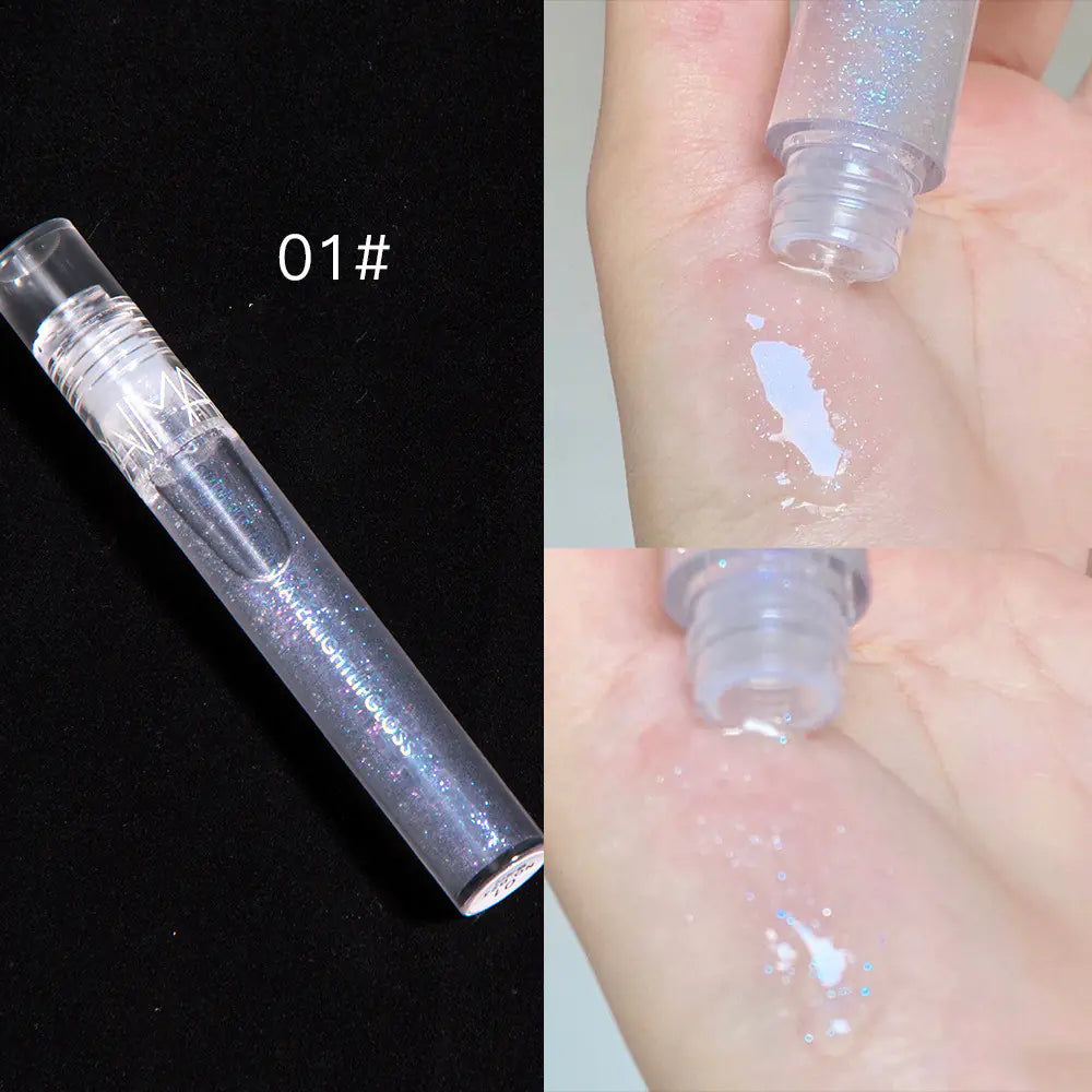 Non-Fading Glass Lip Mirror Glossy Lip Glaze