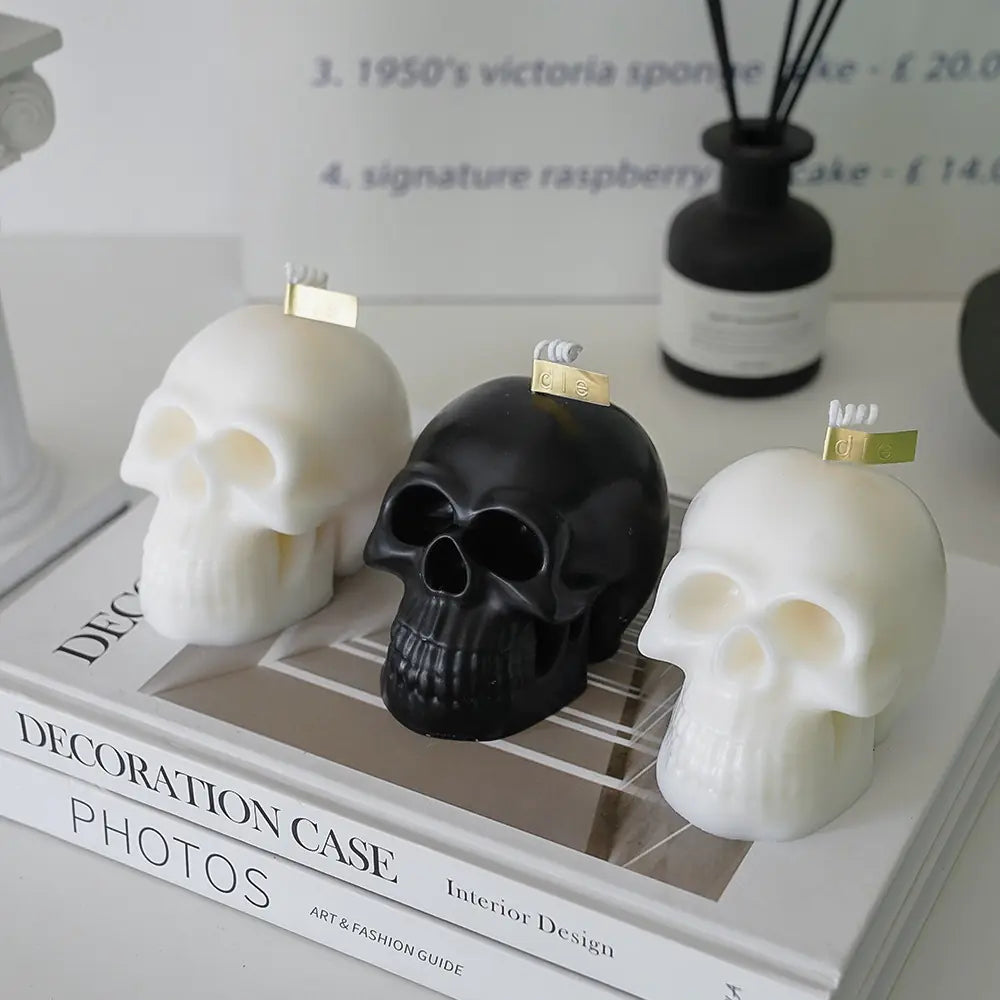 Day of the Dead Skull Aromatherapy Soy Wax Candle