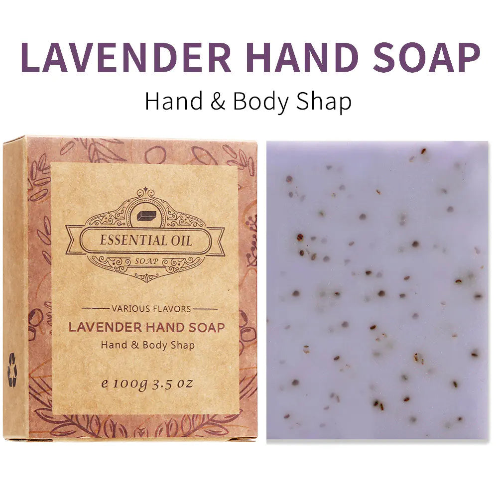 Lavender Plant Oil Scrub Soap for Holiday Gifts