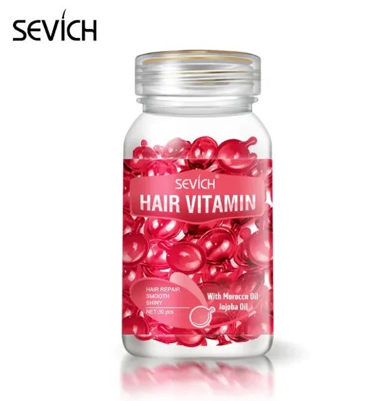 Hair Care Repair Capsules for Smoothing & Restoring Damaged Hair, 30 Capsules