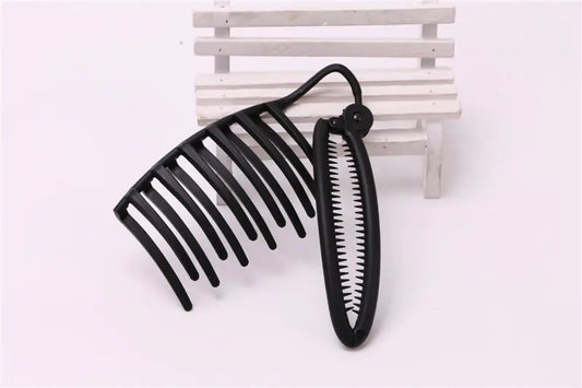 Solid Color Hair Clips for Updos and Styling Tools