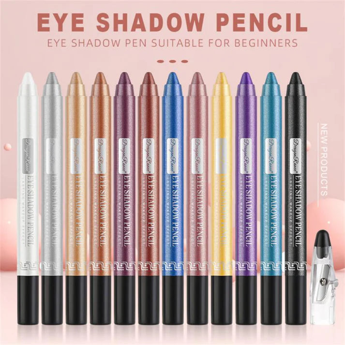 12-Piece Pearlescent Eye Shadow Stick Set
