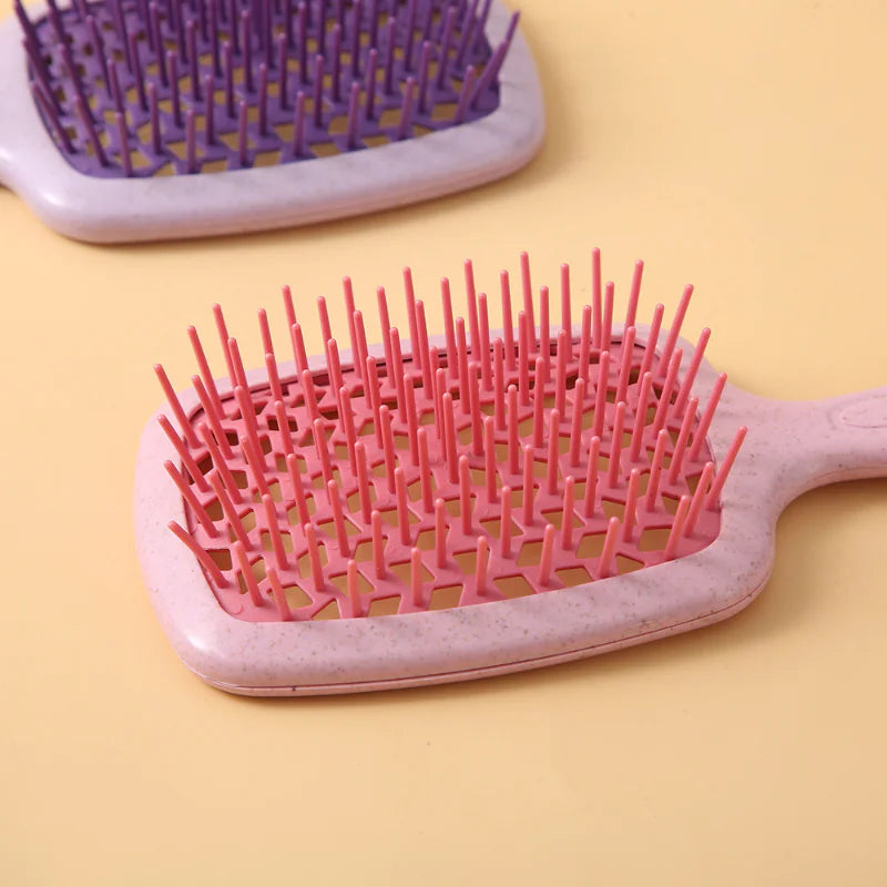 Hollowed Out Comb for Women's Long Hair & Shampoo