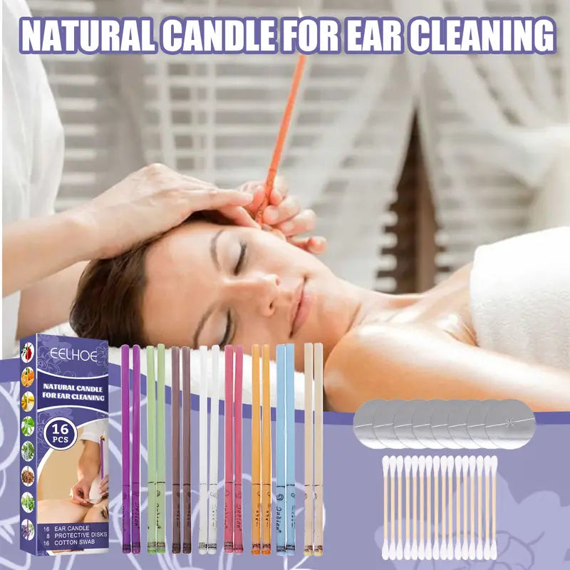 Aromatherapy Ear Candle Set for Relaxation and Care