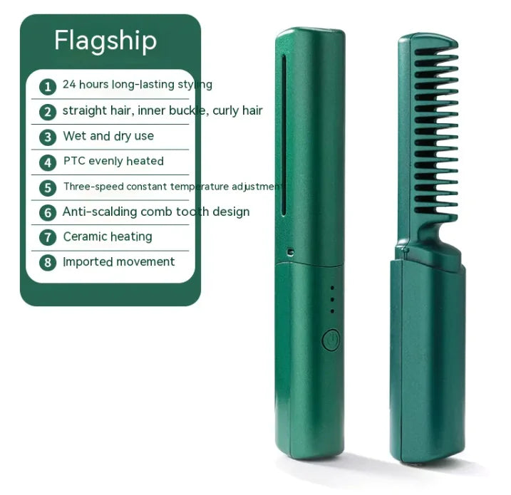 Compact Rechargeable Hair Straightener