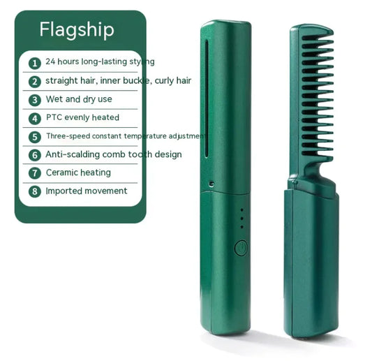 Compact Rechargeable Hair Straightener