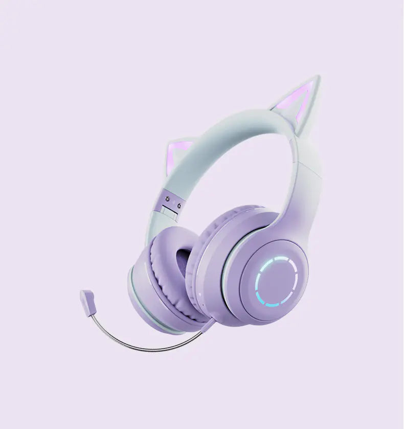 Luminous Cat Ear Wireless Competition Headphones