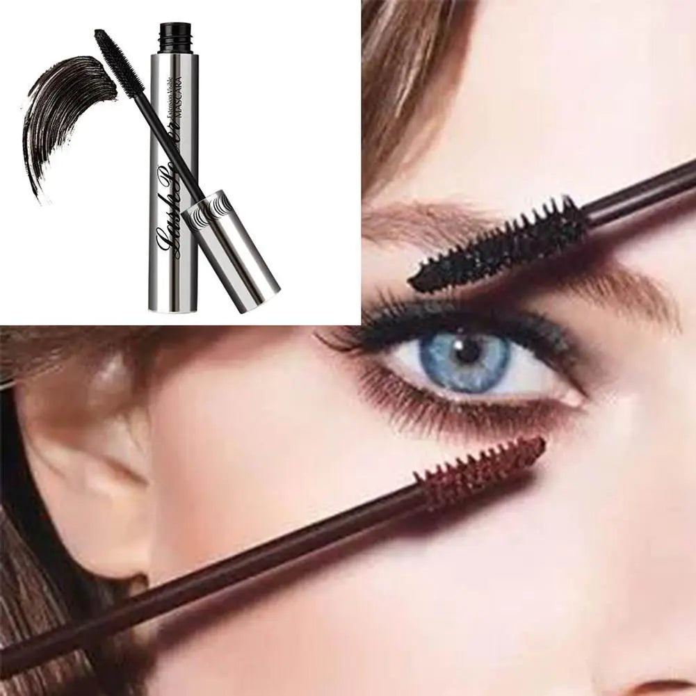 Cool Black Curly Mascara in Silver Tube (1pc)